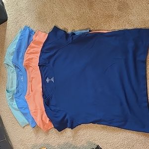 St Johns Bay Bundle set of 4 Womens Large petite short sleeve casual tops